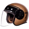 SMK Retro Jet Seven Brown Jethelm -Scorpion Winkel 1296 1659