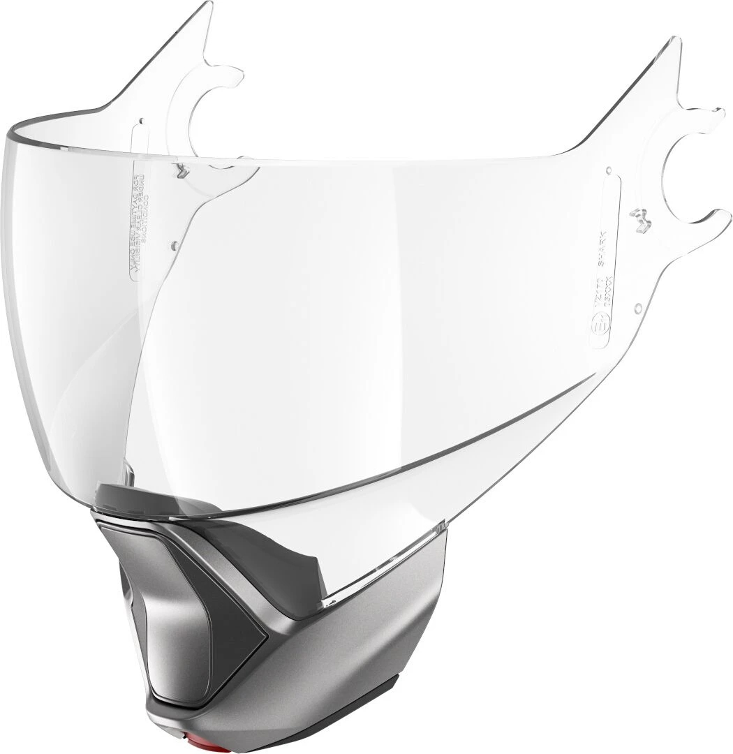 Shark Evojet Silver Matt Clear Visor