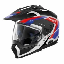 Nolan N70-2 X Grandes Alpes 26 Metal Wit Blauw Rood Multihelm -Scorpion Winkel 5c07e72134cd5 nolan n70 2x grandes alpes rood wit blauw 026