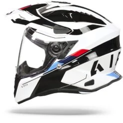 Airoh Commander Skill Wit Glanzend Adventure Helm -Scorpion Winkel Airoh commander skill white gloss.11