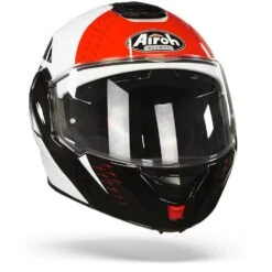 Airoh Rev 19 Leaden Rood Glanzend Systeemhelm -Scorpion Winkel Airoh rev 19 leaden red gloss.35