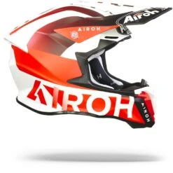 Airoh Twist 2.0 Lift Rood Wit Crosshelm