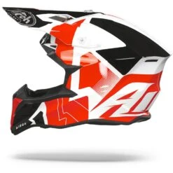 Airoh Wraap Raze Rood Wit Crosshelm -Scorpion Winkel Airoh wraap raze red white.11