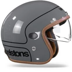 Helstons Corporate Carbon Fiber Grijs Jethelm -Scorpion Winkel HelstonsCorporateGrey.29