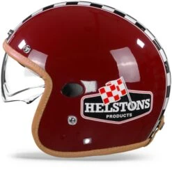 Helstons Flag Carbon Fiber Burgundy Jethelm -Scorpion Winkel HelstonsFlagRed.11