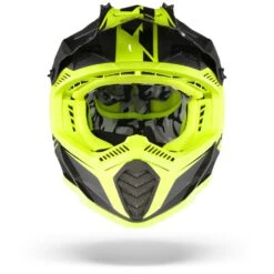 LS2 MX437 Fast Evo Roar Mat Zwart Hi-V Geel Crosshelm -Scorpion Winkel Ls2 mx 437 fast evo roar matt black hi v yellow.01