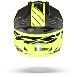 LS2 MX437 Fast Evo Roar Mat Zwart Hi-V Geel Crosshelm -Scorpion Winkel Ls2 mx 437 fast evo roar matt black hi v yellow.19