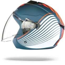 LS2 OF573 Twister II Luna Mat Blauw Wit Jethelm -Scorpion Winkel Ls2 of 573 twister II luna matt blue white.11