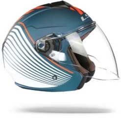 LS2 OF573 Twister II Luna Mat Blauw Wit Jethelm -Scorpion Winkel Ls2 of 573 twister II luna matt blue white.29