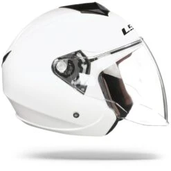 LS2 OF573 Twister II Single Mono Glanzend Wit Jethelm -Scorpion Winkel Ls2 of573 twister II single mono gloss white.29
