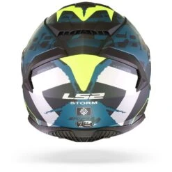 LS2 FF800 Storm Sprinter M.Zwart Zilver Cobalt Integraalhelm -Scorpion Winkel Ls2 ff800 storm sprinter matt black silver cobalt.19