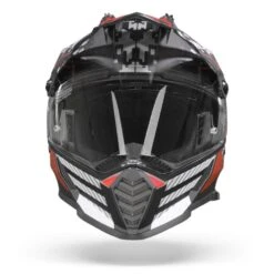 LS2 MX436 Pioneer Evo Saturn Mat Zwart Rood Adventure Helm -Scorpion Winkel Ls2mx436pioneerevosaturnmattblackred.01