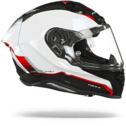 Nexx X.R3R Carbon Wit Rood Integraalhelm -Scorpion Winkel Nexx XR3R Carbon White Red.29