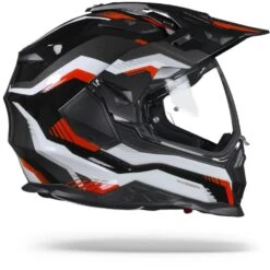 Nexx X.WED2 Columbus Grijs Rood Zwart Adventure Helm