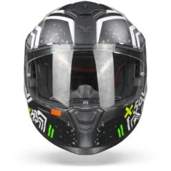 Nexx SX.100 Enigma Zwart Wit Mat Integraalhelm -Scorpion Winkel Nexxsx.100enigmablack whitematt.01