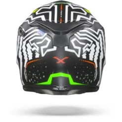 Nexx SX.100 Enigma Zwart Wit Mat Integraalhelm