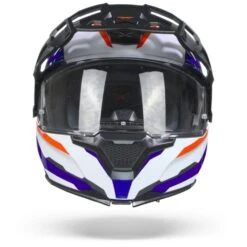 Nexx X.Vilijord Continental Wit Blauw Rood Systeemhelm