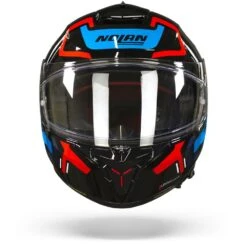 Nolan N80-8 Ally N-Com 43 Glanzend Zwart Blauw Rood Integraalhelm -Scorpion Winkel Nolan n80 8 ally n com 43.01