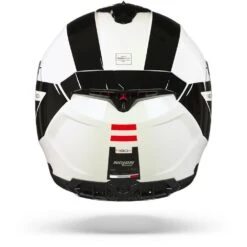 Nolan N80-8 Mandrake N-Com 49 Metal Wit Zwart Rood Integraalhelm -Scorpion Winkel Nolan n80 8 mandrake n com 49.19