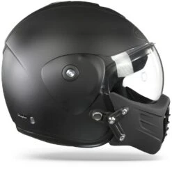 ROOF Roadster Iron Mat Zwart Zwart Jethelm