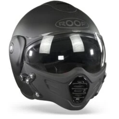 ROOF Roadster Iron Mat Zwart Zwart Jethelm -Scorpion Winkel Roof roadster iron mat black black.35