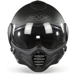 ROOF Roadster Iron Mat Zwart Zilver Jethelm -Scorpion Winkel Roof roadster iron mat black silver.01