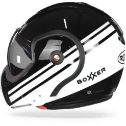 ROOF BoXXer Sting Zwart Wit Systeemhelm -Scorpion Winkel Roof boXXer sting black white.11