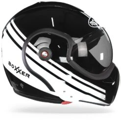 ROOF BoXXer Sting Zwart Wit Systeemhelm -Scorpion Winkel Roof boXXer sting black white.29