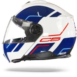 Schuberth C5 Master Wit Blauw Systeemhelm -Scorpion Winkel Schuberth c5 master white blue.11