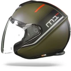 Schuberth M1 Pro Mercury Groen Grijs Jethelm -Scorpion Winkel Schuberth m1 pro murcury green grey.11
