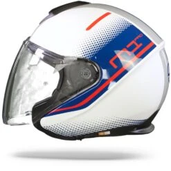 Schuberth M1 Pro Mercury Wit Blauw Jethelm -Scorpion Winkel Schuberth m1 pro murcury white blue.11