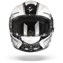 Scorpion EXO-491 Run Wit Zwart Integraalhelm -Scorpion Winkel Scorpion Exo 491 Run White Black.01