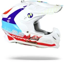 Scorpion VX-22 Air Ares Wit-Blauw-Rood Crosshelm -Scorpion Winkel Scorpion vx 22 air ares white blue red.29