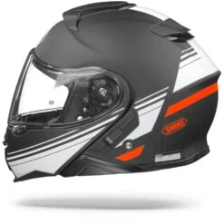 Shoei Neotec II Separator TC-5 Mat Zwart Wit Rood Systeemhelm -Scorpion Winkel Shoeineotec2separatortc 5blackwhitered.11