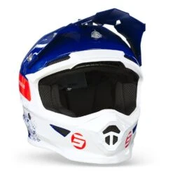 SHOT Furious Kid Roll Navy Wit Rood Glanzend Crosshelm -Scorpion Winkel Shot furious kid roll navy white red glossy.35