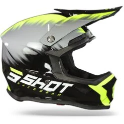 Shot Furious Kid Versus Grijs Neon Geel Crosshelm -Scorpion Winkel Shot kid versus grey neon yellow.29