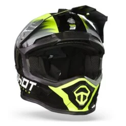 Shot Furious Kid Versus Grijs Neon Geel Crosshelm -Scorpion Winkel Shot kid versus grey neon yellow.35