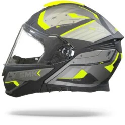 SMK Gullwing Tekker Grijs Geel Systeemhelm -Scorpion Winkel Smk Gullwing tekker grey yellow.11
