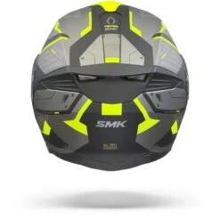 SMK Gullwing Tekker Grijs Geel Systeemhelm