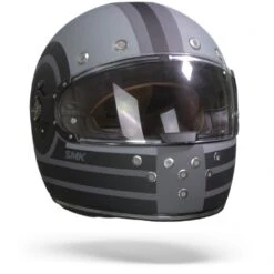 SMK Retro Ranko Donker Grijs Integraalhelm