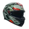 Agv K3 E2206 Mplk Decept Mat Zwart Groen Red 010 Integraalhelm -Scorpion Winkel agv k3 e2206 mplk decept matt black green red 010