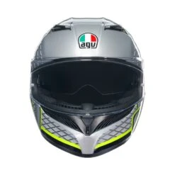 Agv K3 E2206 Mplk Fortify Grey Black Yellow Fluo 011 -Scorpion Winkel agv k3 e2206 mplk fortify grey black yellow fluo 011 full face helmet 4