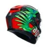 Agv K3 E2206 Mplk Kamaleon Zwart Rood Groen 013 Integraalhelm -Scorpion Winkel agv k3 e2206 mplk kamaleon black red green 013 2