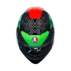Agv K3 E2206 Mplk Kamaleon Zwart Rood Groen 013 Integraalhelm -Scorpion Winkel agv k3 e2206 mplk kamaleon black red green 013 4