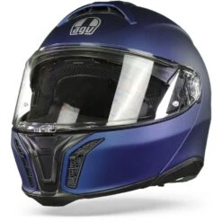 AGV Tourmodular Solid Mplk Galassia Blauw Mat Systeemhelm -Scorpion Winkel agv tourmodular solid mplk matt galassia matt frontpage