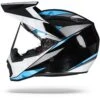 AGV AX9 North Zwart Wit Blauw Adventure Helm -Scorpion Winkel agv ax9 north cyan re.10 1