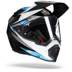 AGV AX9 North Zwart Wit Blauw Adventure Helm -Scorpion Winkel agv ax9 north cyan re.33 1