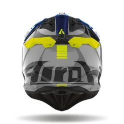 Airoh Aviator 3 Push Blauw Offroad Helm