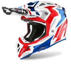 Airoh Aviator Ace Swoop Red Blue Helmet