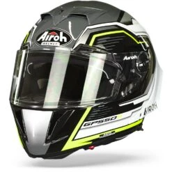 Airoh GP550 S Rush Wit Geel Glanzend Integraalhelm -Scorpion Winkel airoh gp550 s rush white yellow gloss frontpage